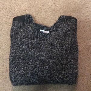 Black knit sweater